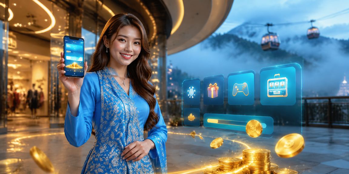 Pengguna di Genting Highlands mendaftar akaun e621 melalui aplikasi mudah alih